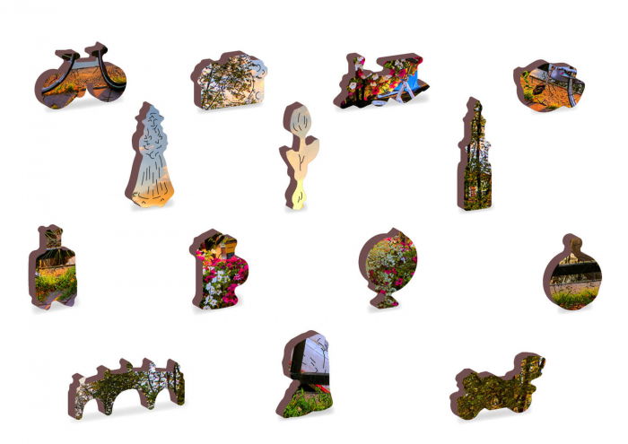 Puzzle din lemn - Bicycles of Amsterdam - 150 piese [4]