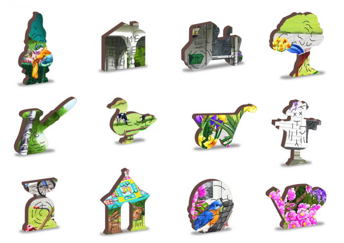 Puzzle din lemn - Countryside Garden - 200 piese [4]