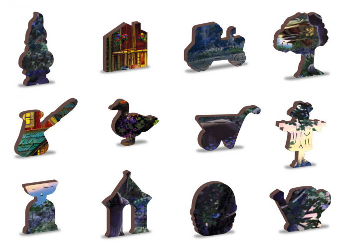 Puzzle din lemn - Evening at the Lakehouse - 200 piese [4]