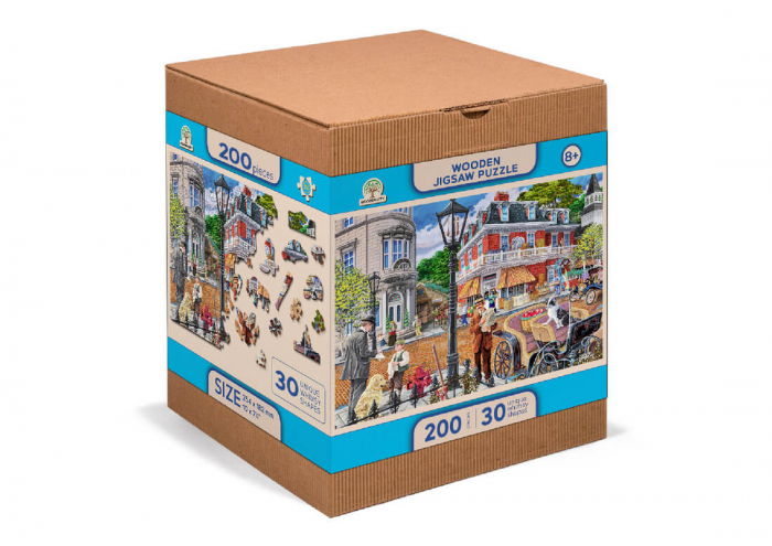 Puzzle din lemn - Main Street - 200 piese [5]