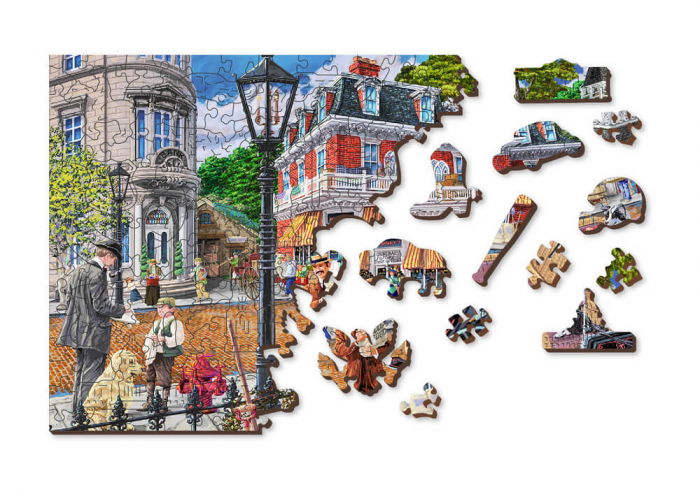 Puzzle din lemn - Main Street - 200 piese [6]
