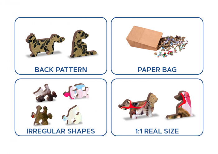 Puzzle din lemn - Party Time - 150 piese [8]