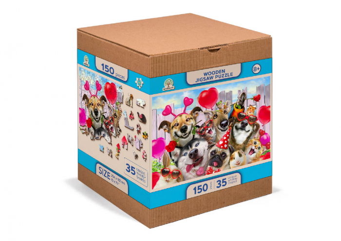 Puzzle din lemn - Party Time - 150 piese [5]