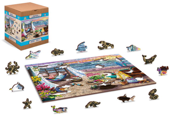 Puzzle din lemn - Summertime - 200 piese [3]