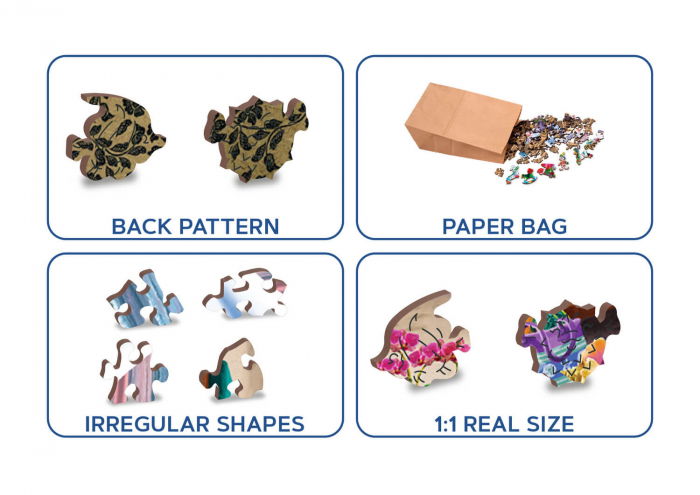 Puzzle din lemn - Summertime - 200 piese [8]