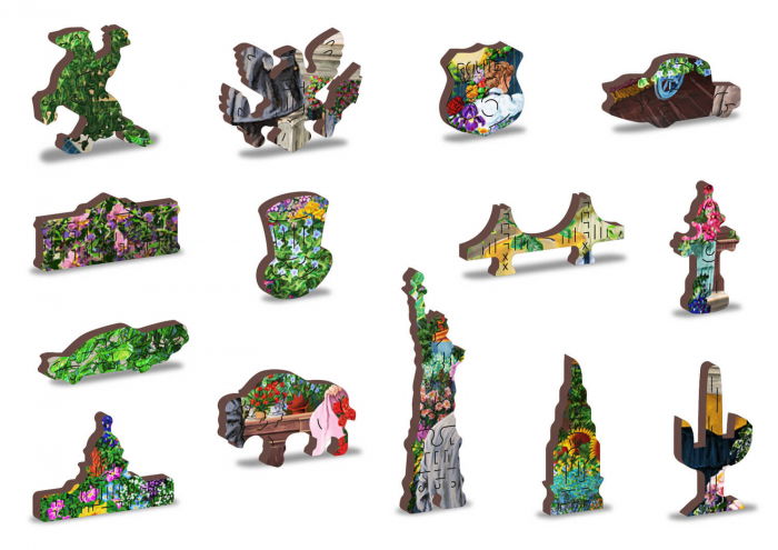 Puzzle din lemn - The Florist's - 200 piese [4]