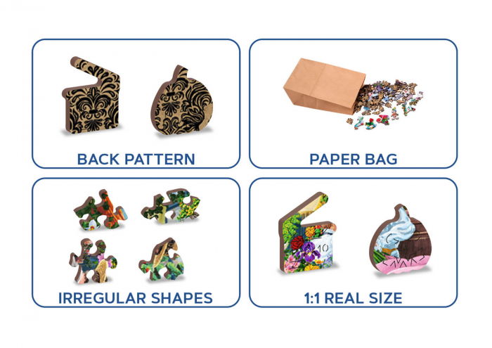 Puzzle din lemn - The Florist's - 200 piese [8]