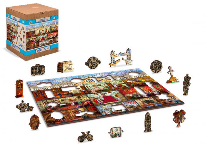 Puzzle din lemn - Victorian Mansion - 200 piese [3]