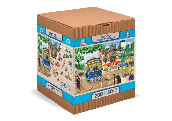 Puzzle din lemn - Victorian Street - 200 piese [5]