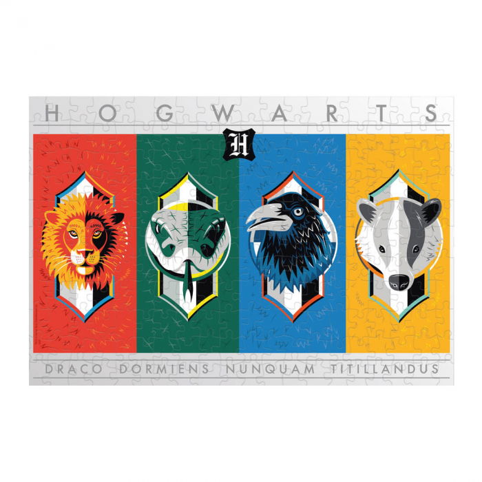 Puzzle Harry Potter 500 piese - Hogwarts Crests [2]