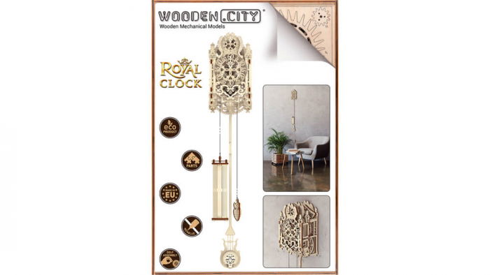 Puzzle mecanic 3D - Ceas regal [3]