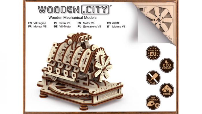 Puzzle mecanic 3D - Motor V8 [3]