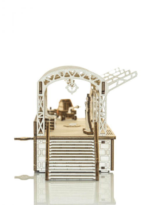 Puzzle mecanic 3D - Statie de tren [5]