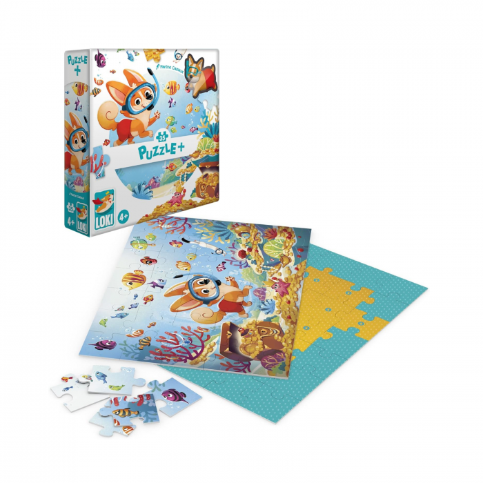 Puzzle Plus: Loki goes snorkeling - 35 pcs [4]