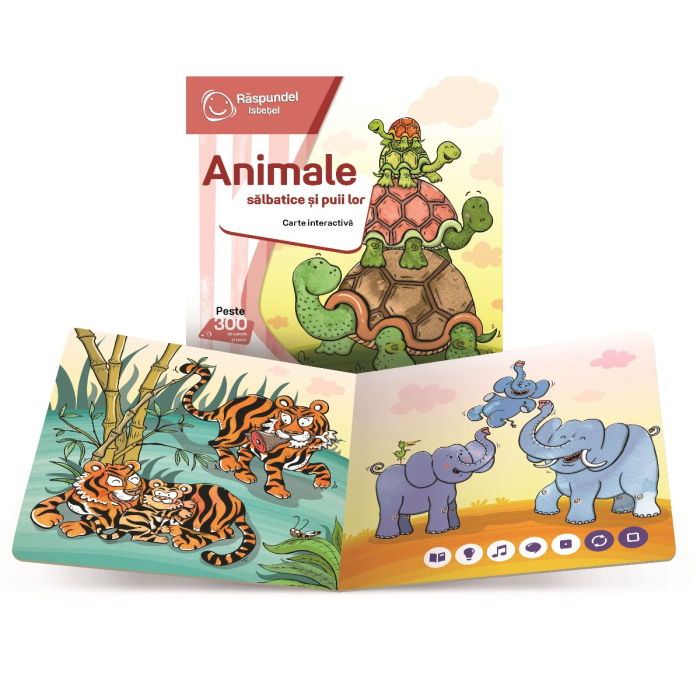 Raspundel Istetel - Carte Animale salbatice si puii lor [2]