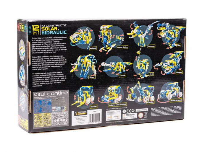Resigilat - Kit de constructie Roboti Solari si Hidraulici 12 in 1 (RO) [11]