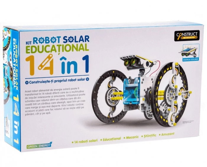 Resigilat - Kit robotica de constructie Roboti Solari 14 in 1 (RO) [1]