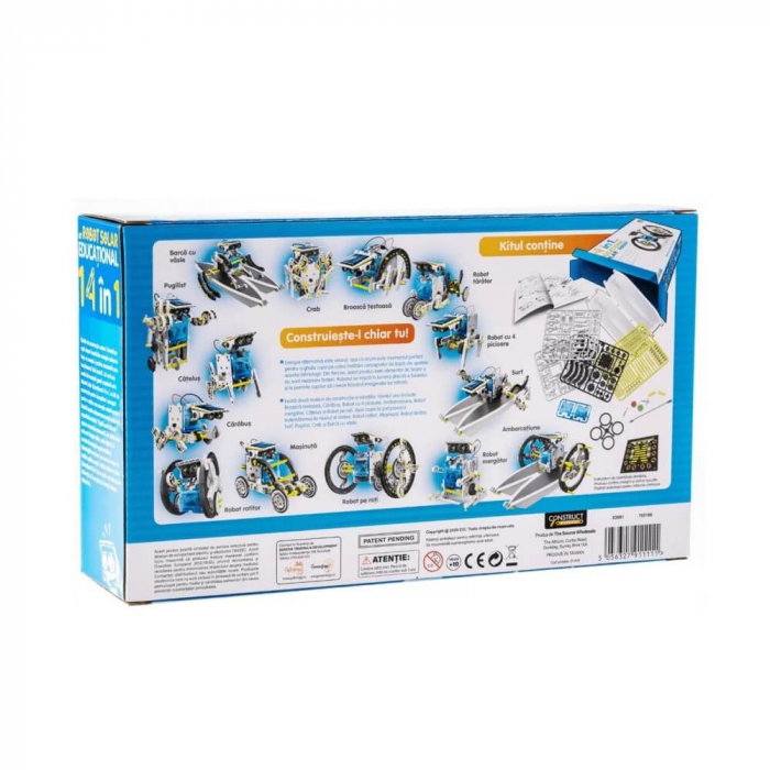 Resigilat - Kit robotica de constructie Roboti Solari 14 in 1 (RO) [10]