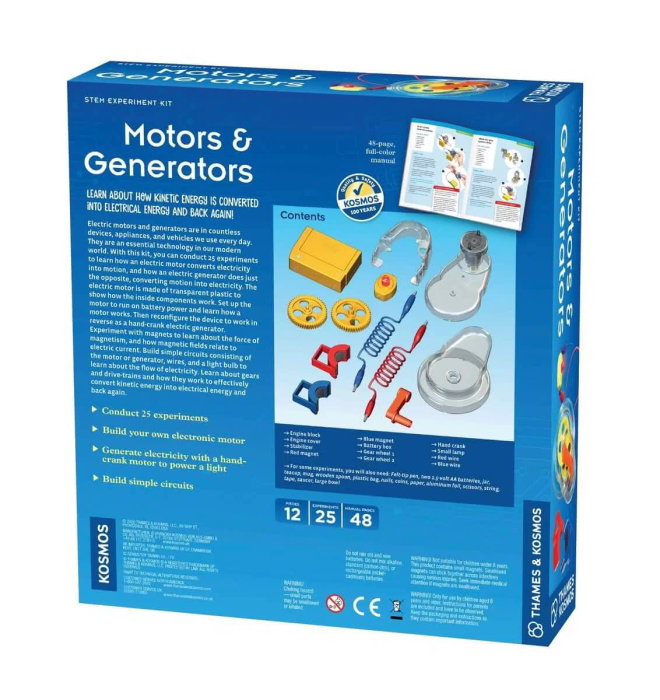 Resigilat - Set educativ STEM - Motoare si generatoare [4]