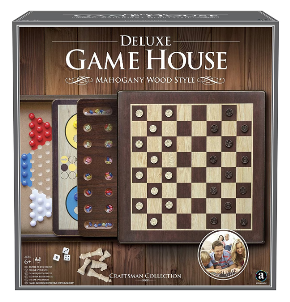 Set 10 Jocuri Deluxe in cutie din lemn [2]