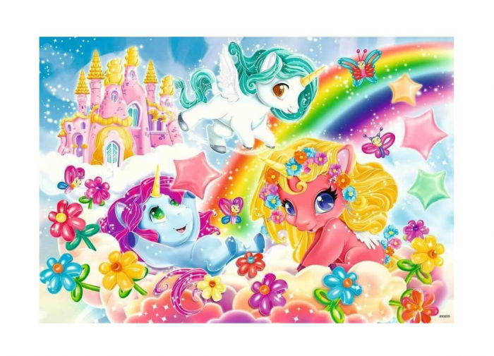 Set 2 puzzle pentru copii - Lumea Magica a Unicornilor [3]