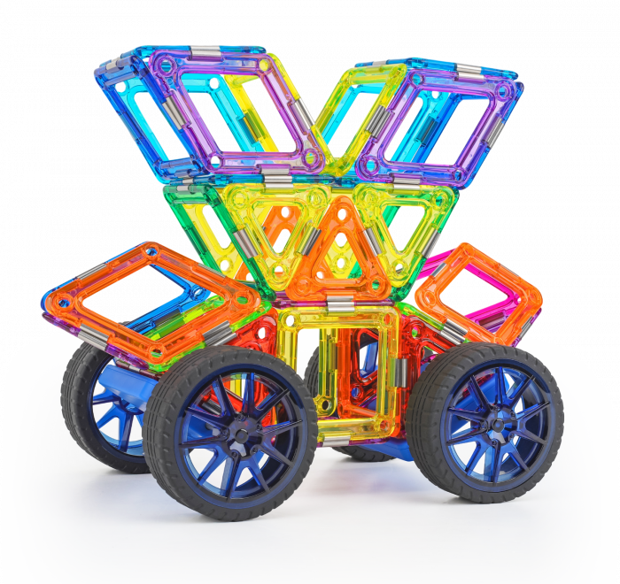 Set constructie magnetic 96 piese - Magspace [2]