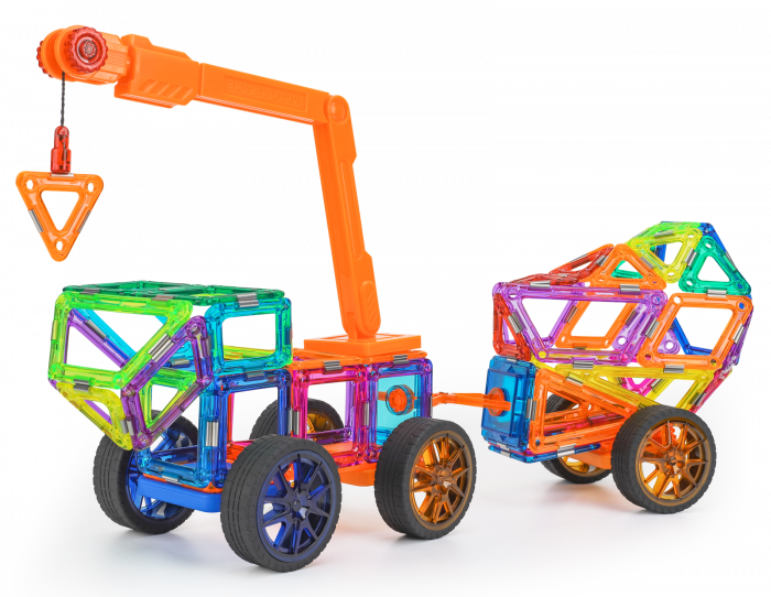 Set constructie magnetic 96 piese - Magspace [3]