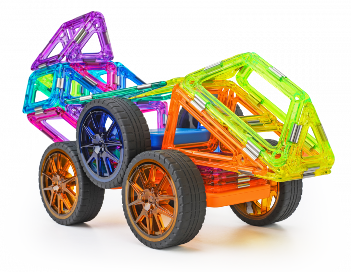Set constructie magnetic 96 piese - Magspace [6]