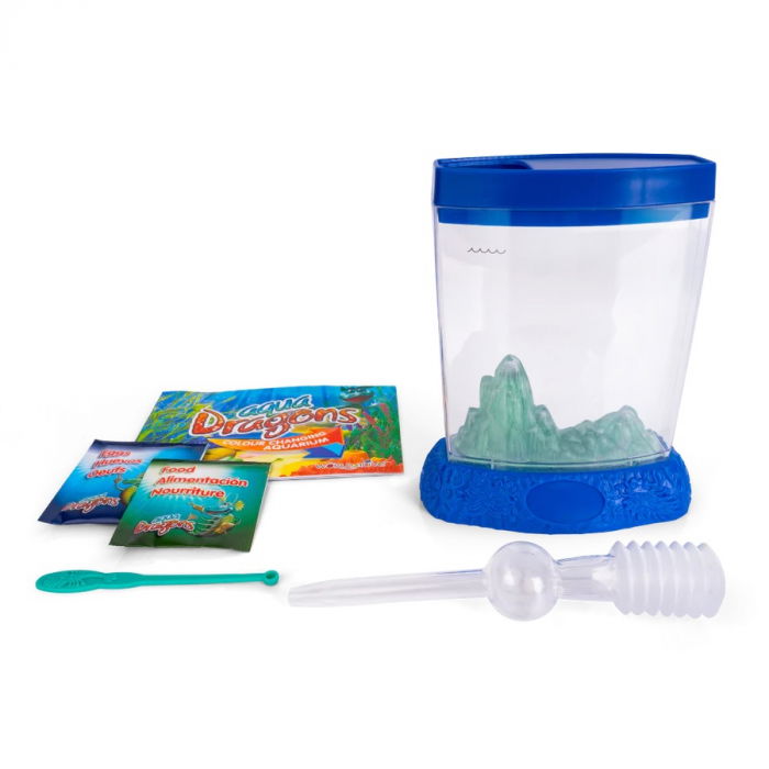 Set educativ STEM - Aqua Dragons - Habitat Deluxe in culori schimbatoare si LED-uri [2]