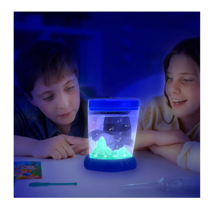 Set educativ STEM - Aqua Dragons - Habitat Deluxe in culori schimbatoare si LED-uri [4]