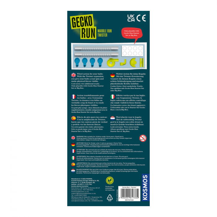 Set constructie STEM Gecko Run - Extensie Twister [2]