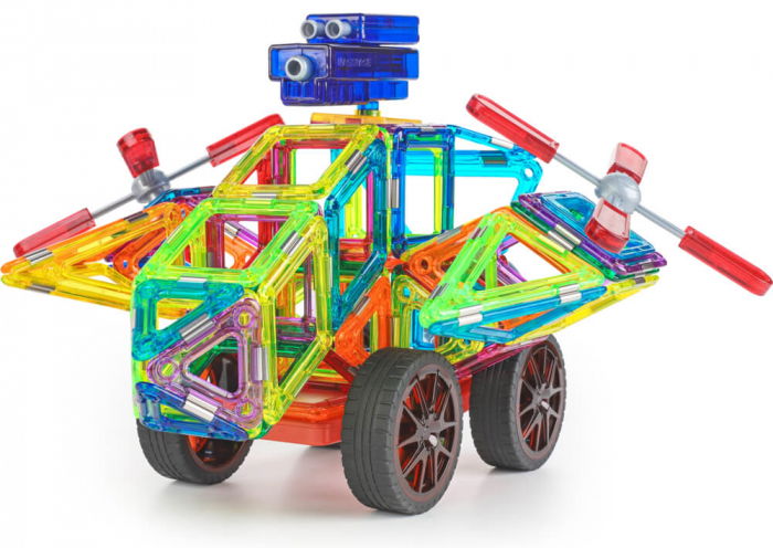 Set constructie magnetic 102 piese - Magspace [7]