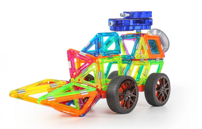 Set constructie magnetic 102 piese - Magspace [6]