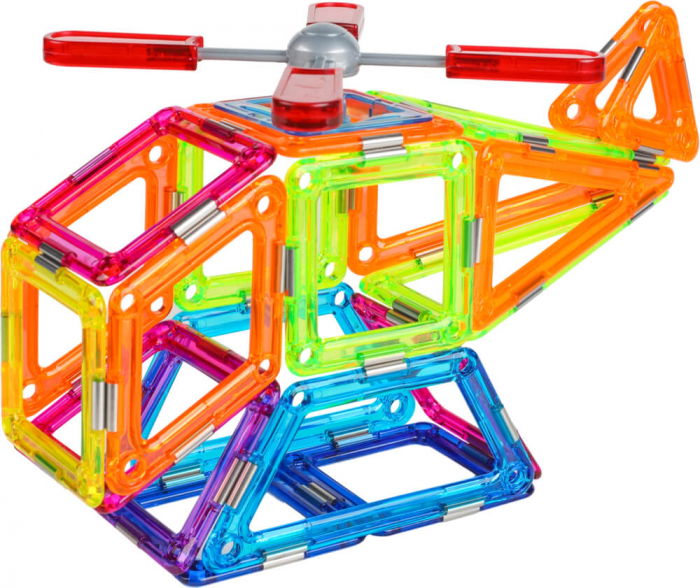 Set constructie magnetic 102 piese - Magspace [5]