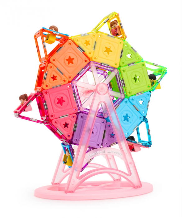 Set constructie magnetic 110 piese - Magspace [6]