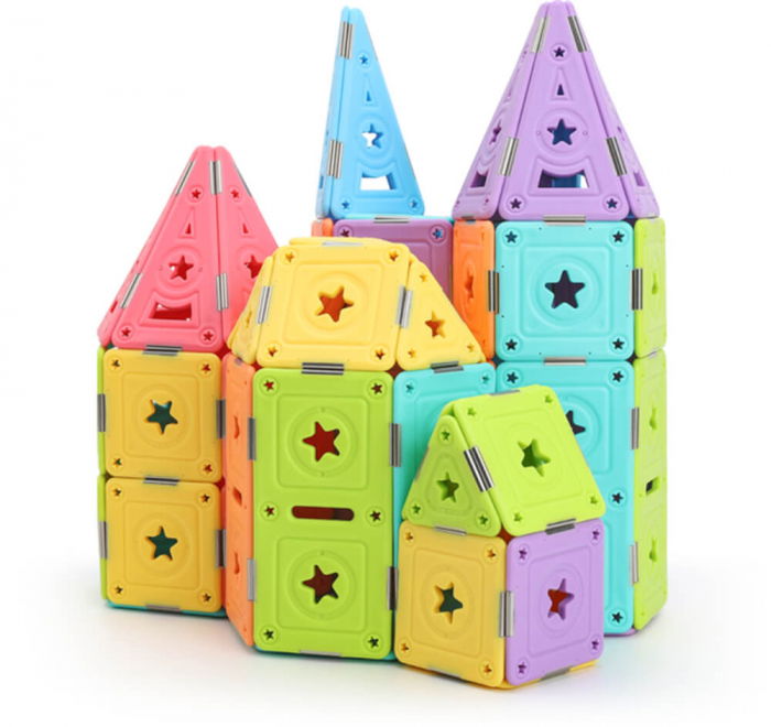 Set constructie magnetic 129 piese - Magspace [2]