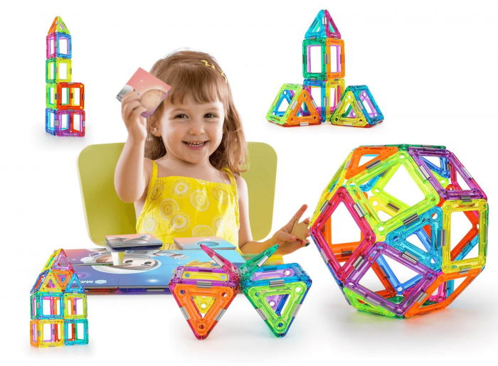 Set constructie magnetic 36 piese - Magspace [8]