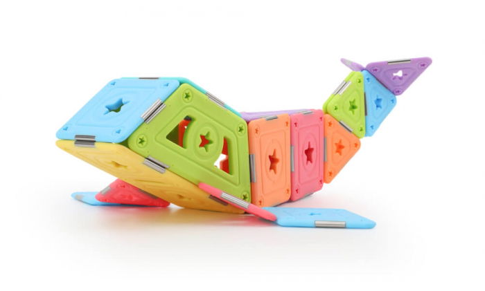 Set constructie magnetic 46 piese - Magspace [3]