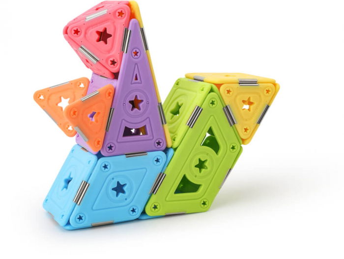 Set constructie magnetic 46 piese - Magspace [6]