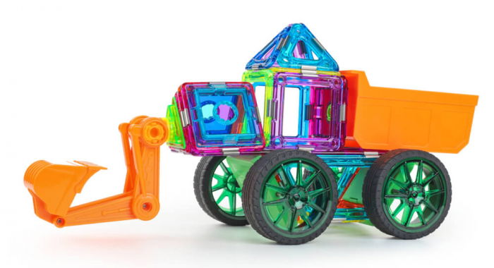 Set constructie magnetic 70 piese - Magspace [4]