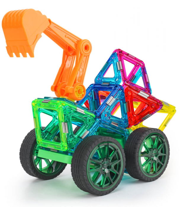 Set constructie magnetic 70 piese - Magspace [5]