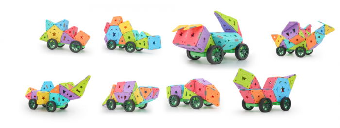 Set constructie magnetic 75 piese - Magspace [10]