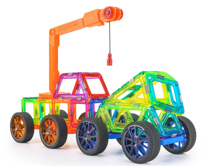 Set constructie magnetic 96 piese - Magspace [7]