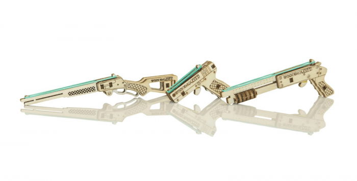 Set puzzle mecanic 3D - Arme (3 buc) [2]