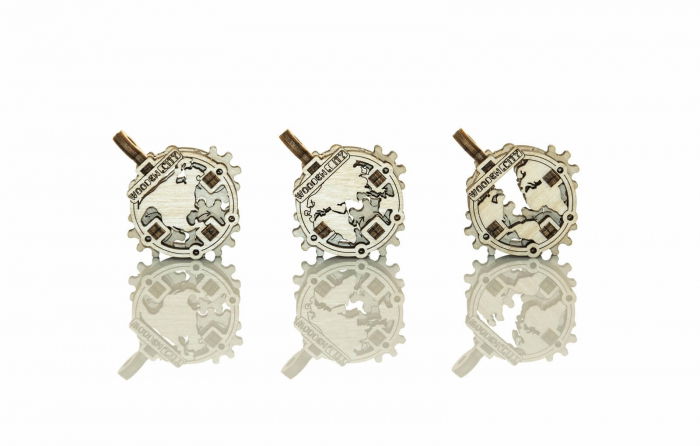 Set puzzle mecanic 3D - Continente (3 buc) [2]