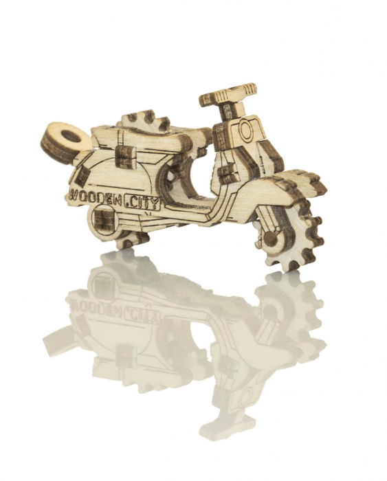 Set puzzle mecanic 3D - Transport Vintage (3 buc) [5]