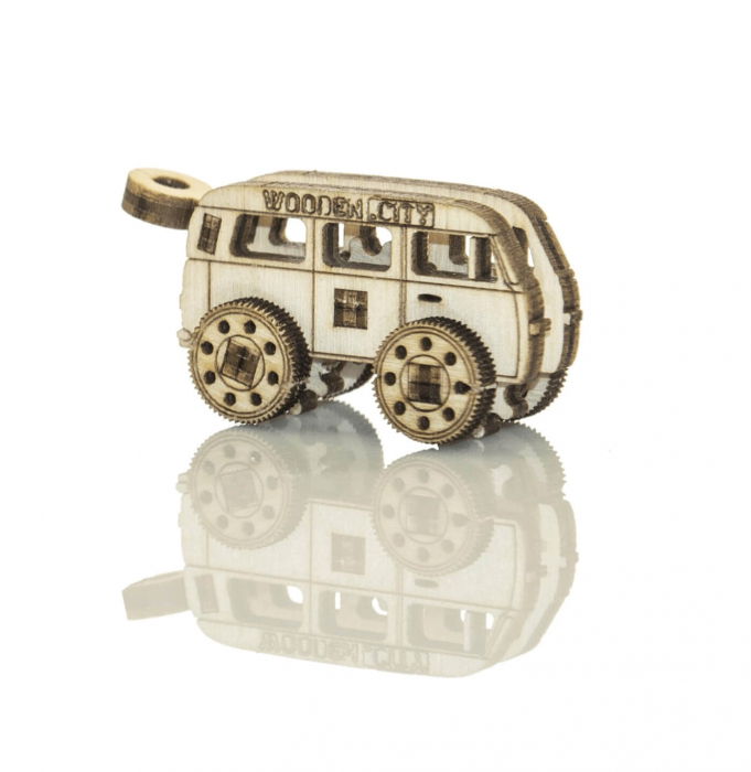 Set puzzle mecanic 3D - Transport Vintage (3 buc) [3]