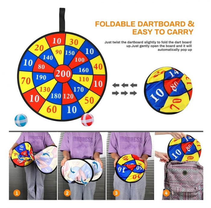 Tabla de Darts Pliabila cu 6 mingi [2]