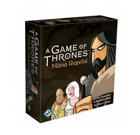 Jocuri de societate pentru familie - A Game of Thrones: Mana Regelui  - Joc de carti