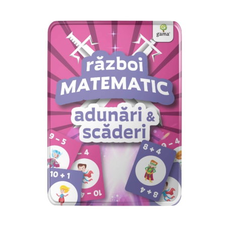 Jocuri pentru copii - Adunari si scaderi - Razboi matematic (RO)